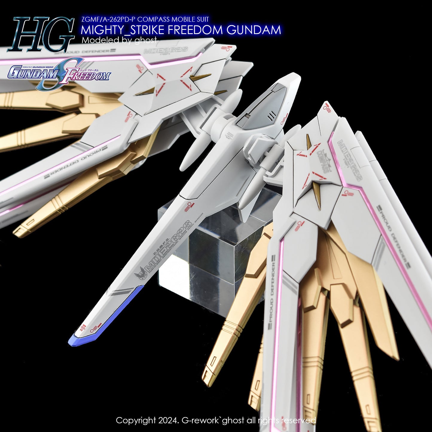 G-Rework [HG] SEED MIGHTY STRIKE FREEDOM (water slide decal)