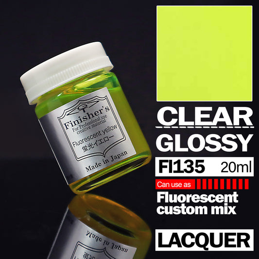 Finisher's FI135 Fluorescent Yellow (clear) lacquer 20ml