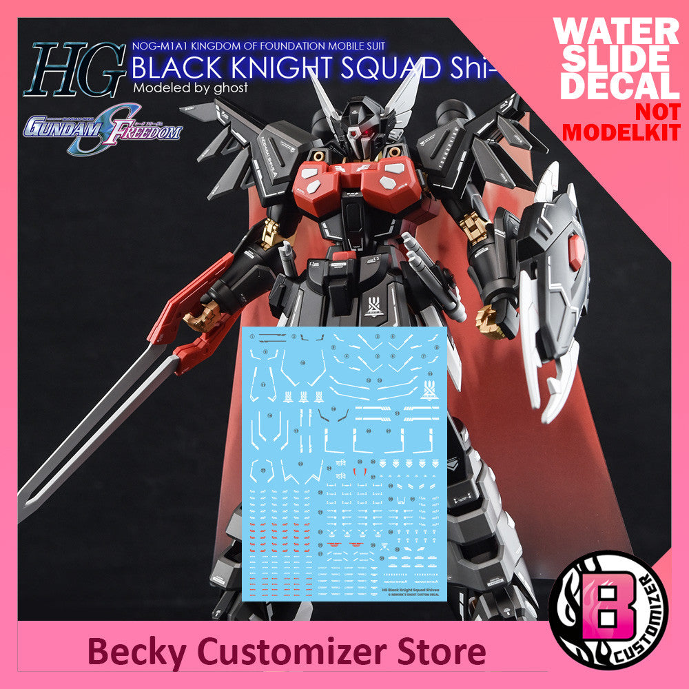 G-Rework [HG] Black Knight Squad Shi-ve. A (water decal)