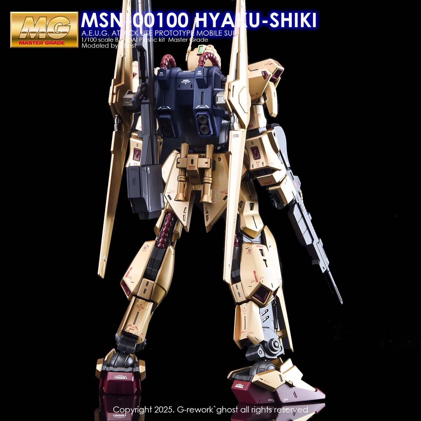 G-Rework [MG] HYAKU-SHIKI Ver.2.0 (Water slide decal ONLY)