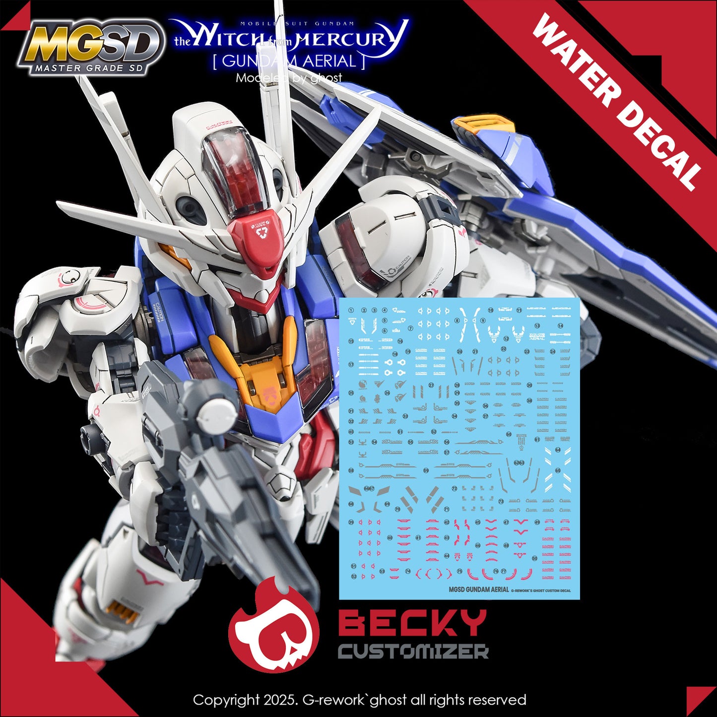 G-Rework [MGSD] AERIAL (Water slide decal)