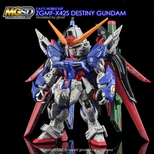 G-Rework [MGSD] DESTINY GUNDAM (water slide decal only)