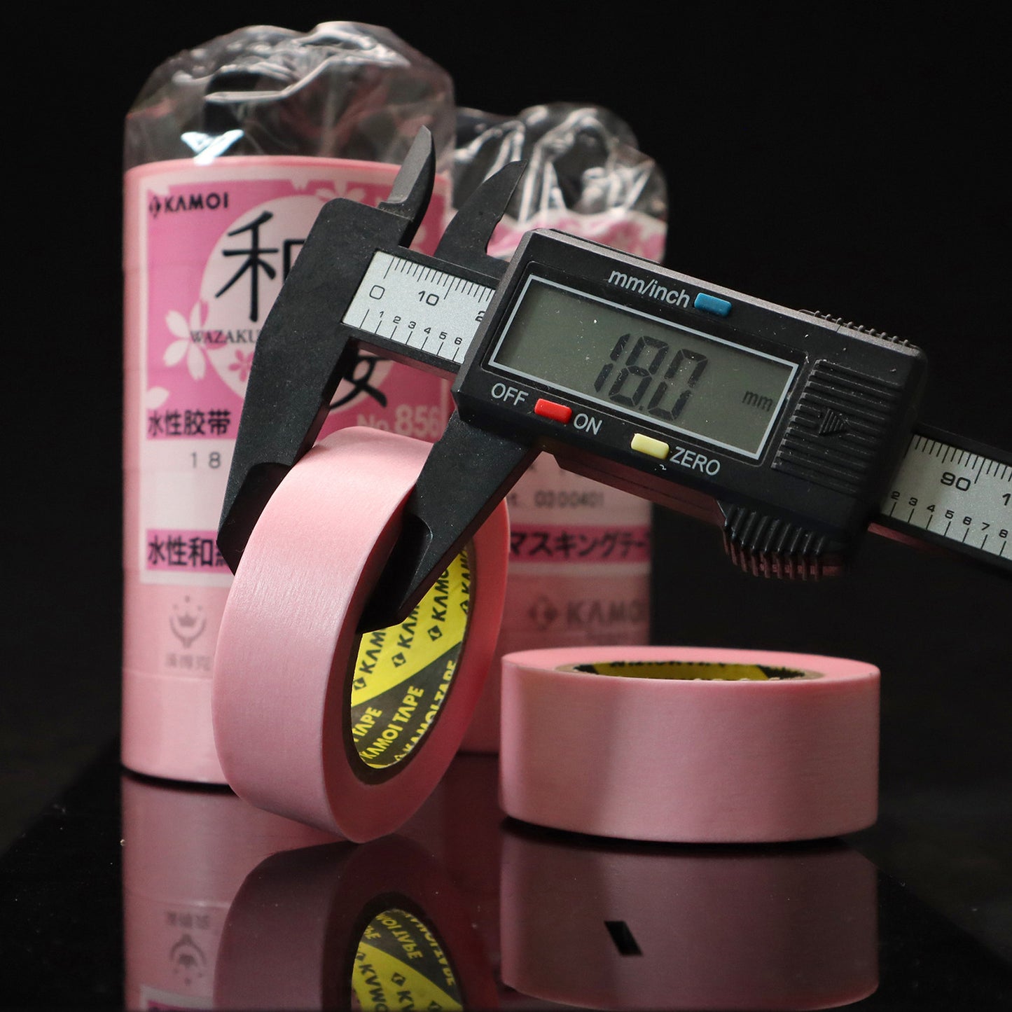 KAMOI Pink Masking Tape Wazakura (For Acrylic paint)