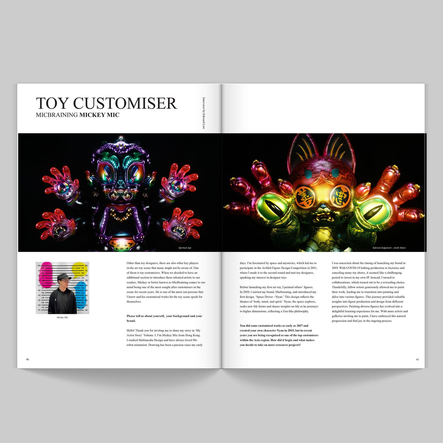 My artist story magazine Issue 3: Wood in progress (Designer toy magazine)