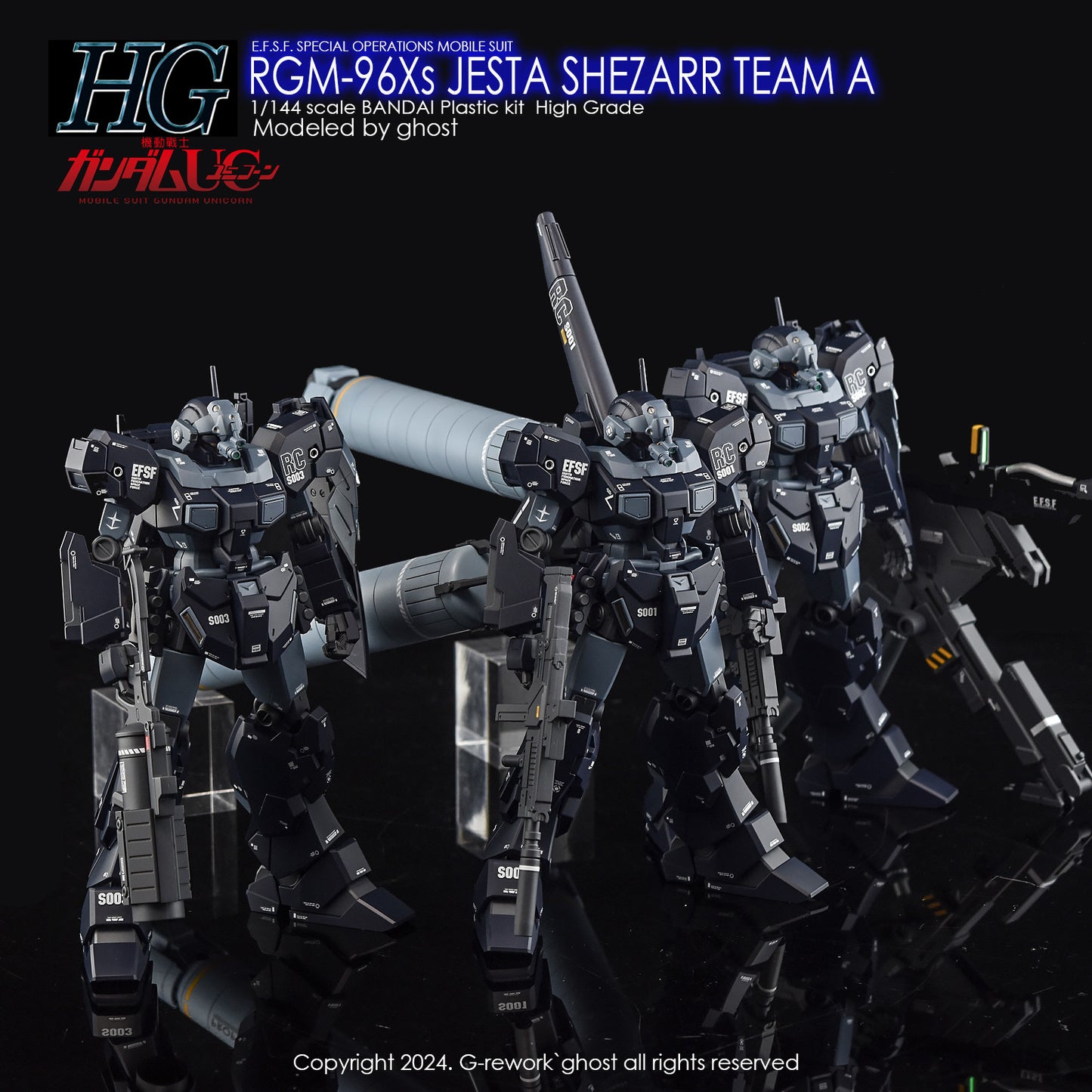 G-Rework [HG] RGM-96Xs JESTA SHEZARR TYPE A (water slide decal)