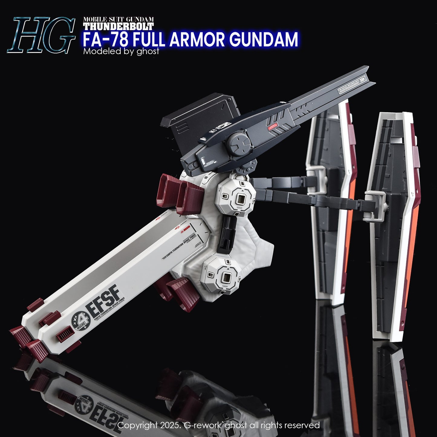 G-Rework [HG] [THUNDERBOLT] FULLARMOR GUNDAM (WATER DECAL ONLY)