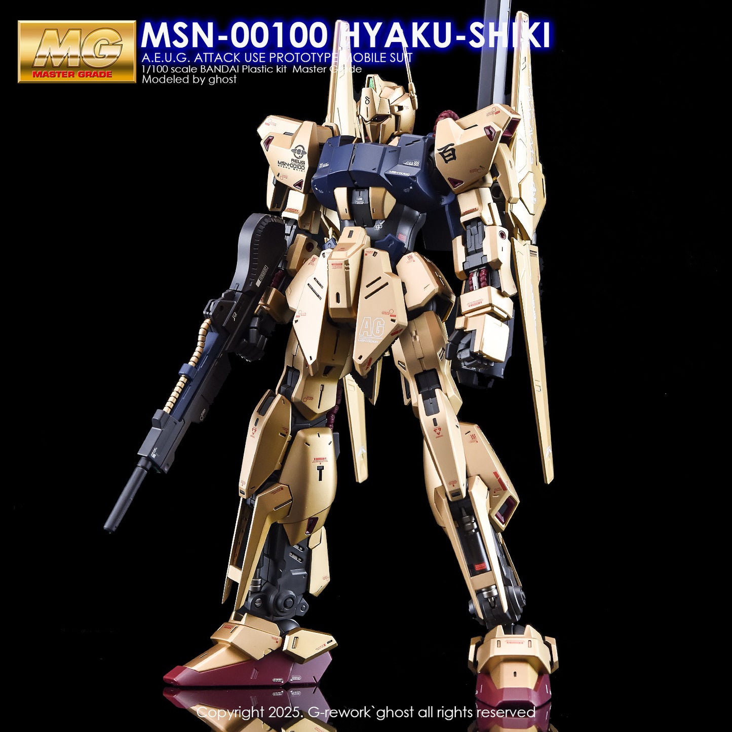 G-Rework [MG] HYAKU-SHIKI Ver.2.0 (Water slide decal ONLY)