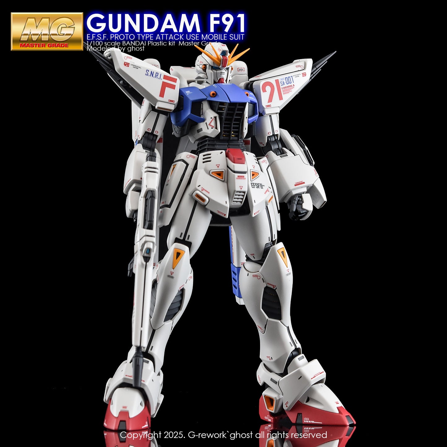 G-Rework [MG] GUNDAM F91 Ver.2.0 (WATER DECAL ONLY)