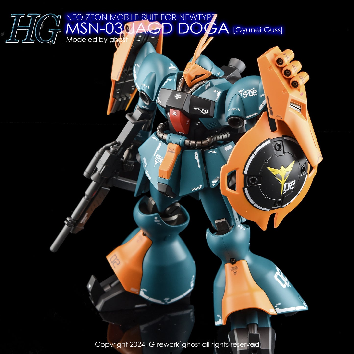 G-Rework HG JAGD DOGA Gyunei / JAGD DOGA Quess (Water Slide Decal)