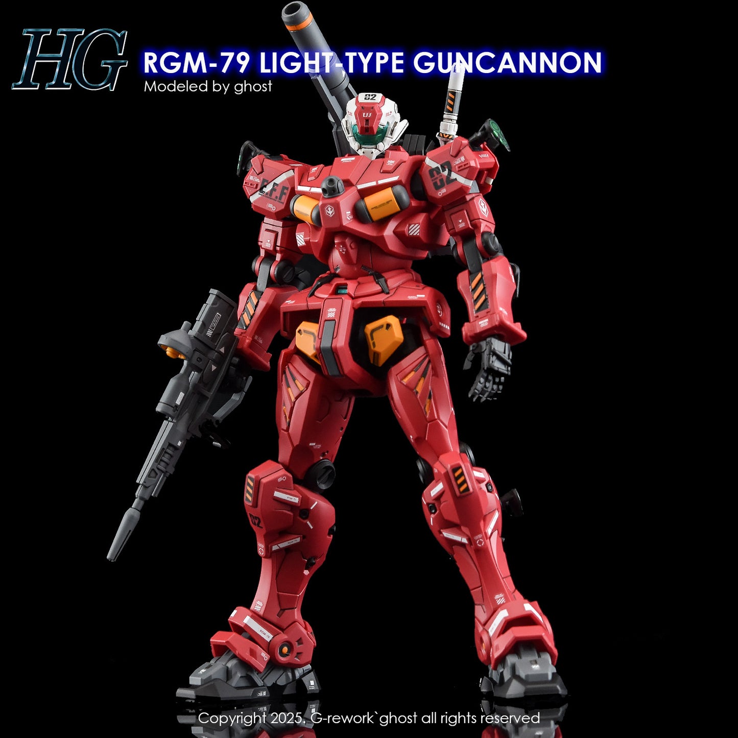 G-Rework [HG] GQuuuuuux LIGHT-TYPE GUNCANNON (Water slide)