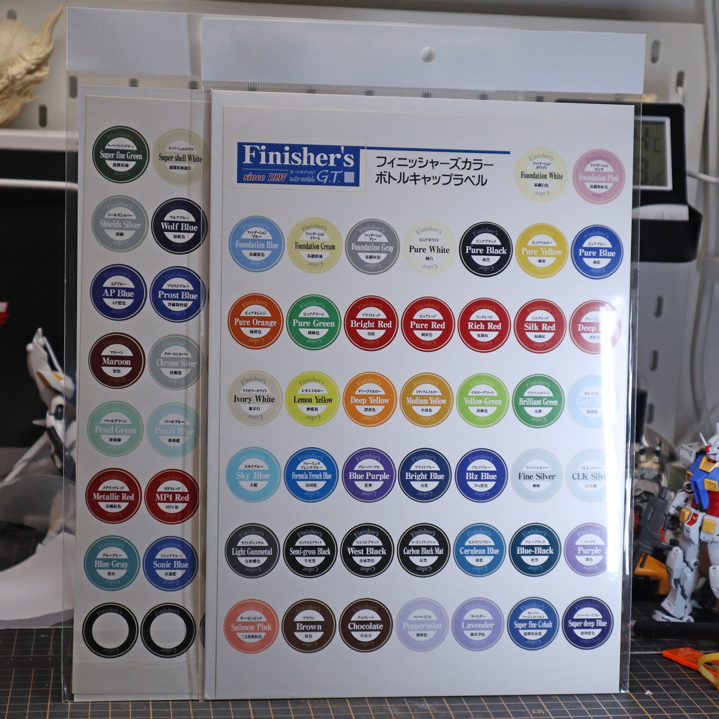 Finisher's Color bottle label sticker