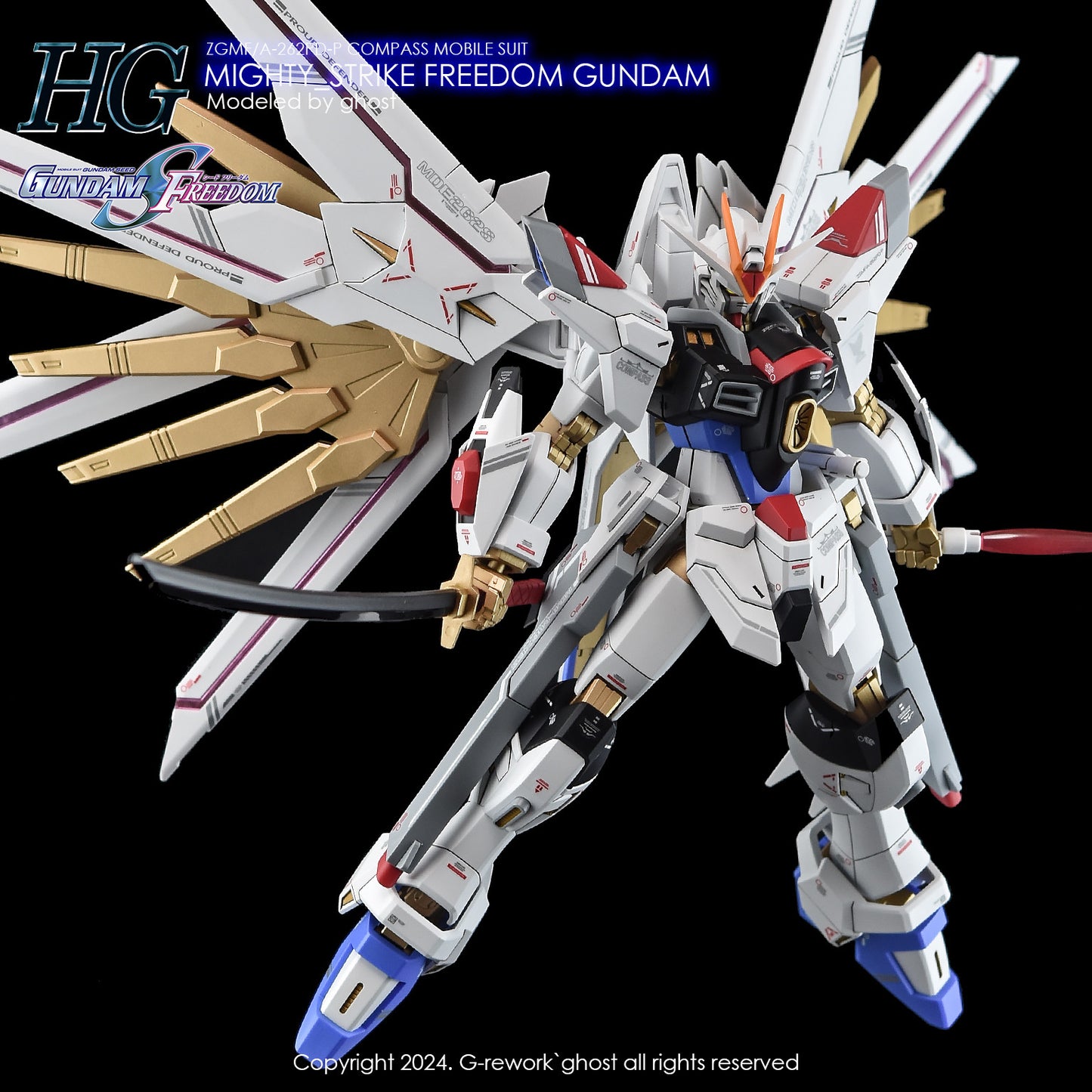 G-Rework [HG] SEED MIGHTY STRIKE FREEDOM (water slide decal)