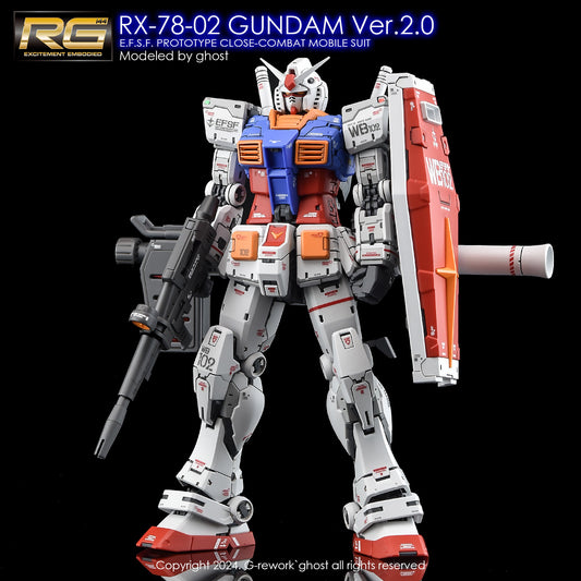 G-Rework [RG] RX-78-2 GUNDAM Ver.2.0 (Water slide decal)