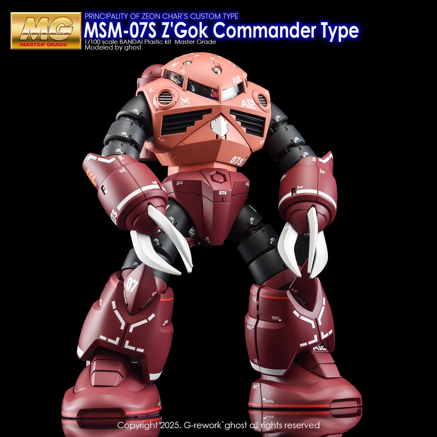 G-Rework [MG] Z'Gok Commander Type (Water slide decal)