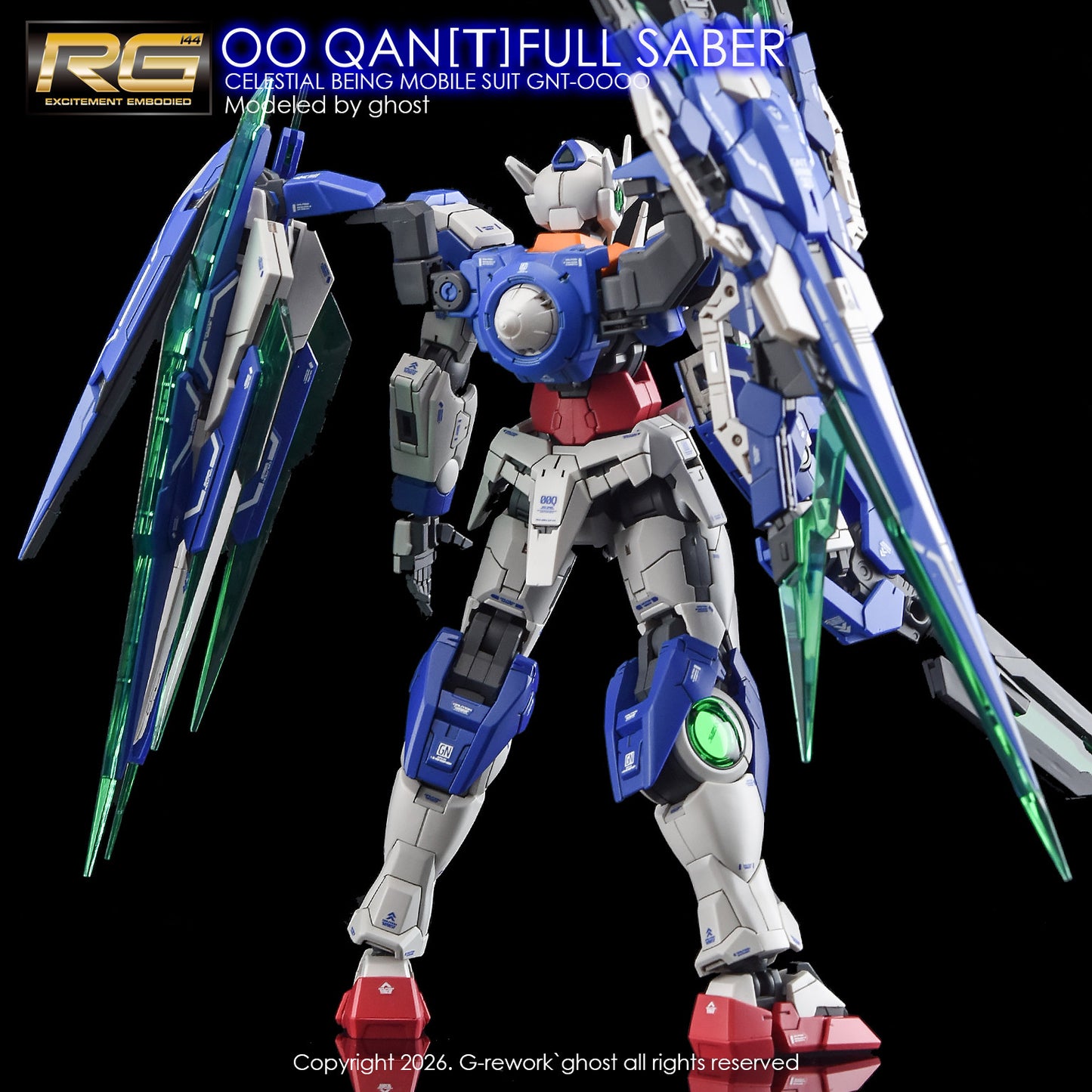 G-Rework [RG] OO QAN[T] FULL SABER (WATER DECAL ONLY)