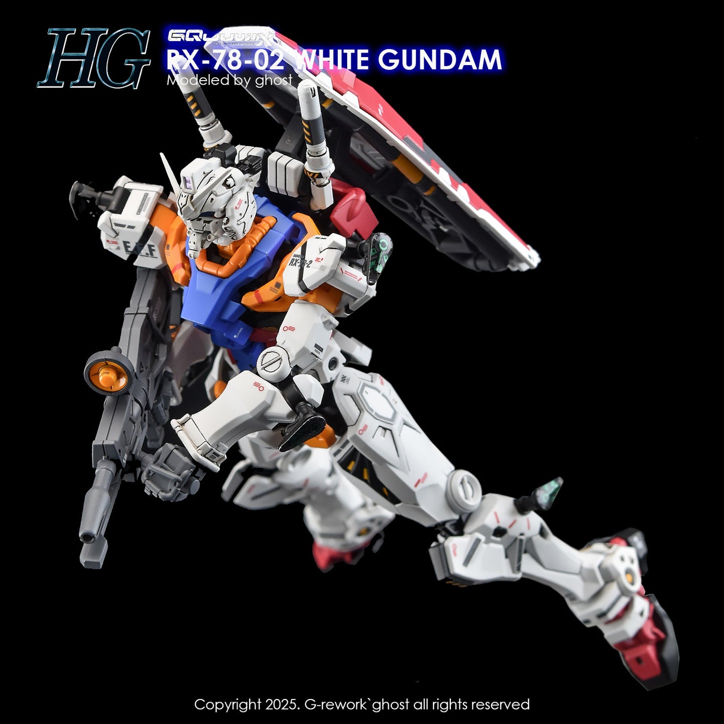 G-Rework [HG] [GQuuuuuuX] WHITE GUNDAM (Water slide ONLY)
