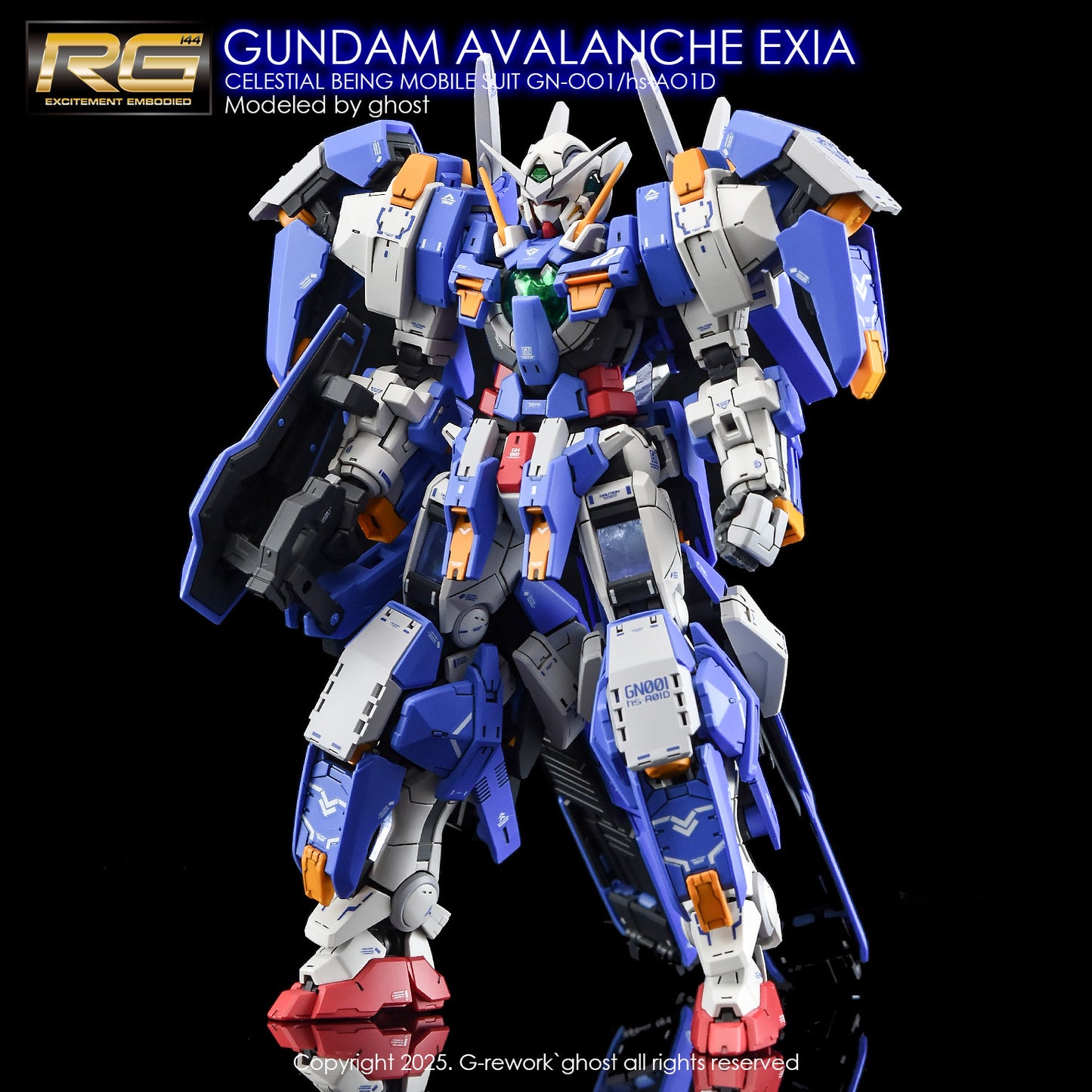 G-Rework [RG] GUNDAM AVALANCHE EXIA (Water slide decal ONLY)