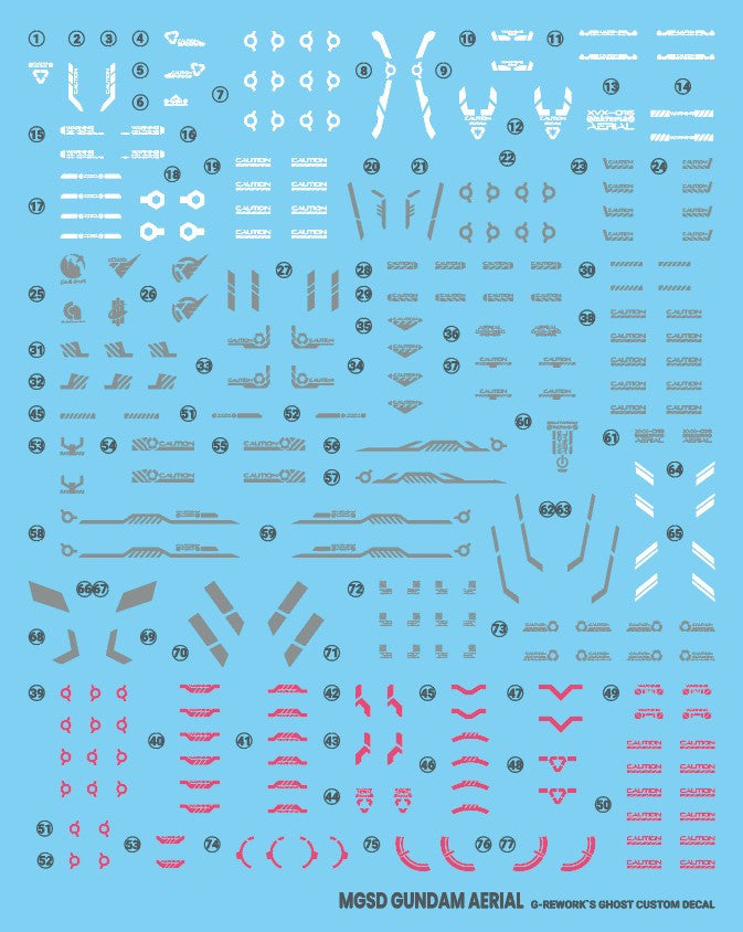 G-Rework [MGSD] AERIAL (Water slide decal)