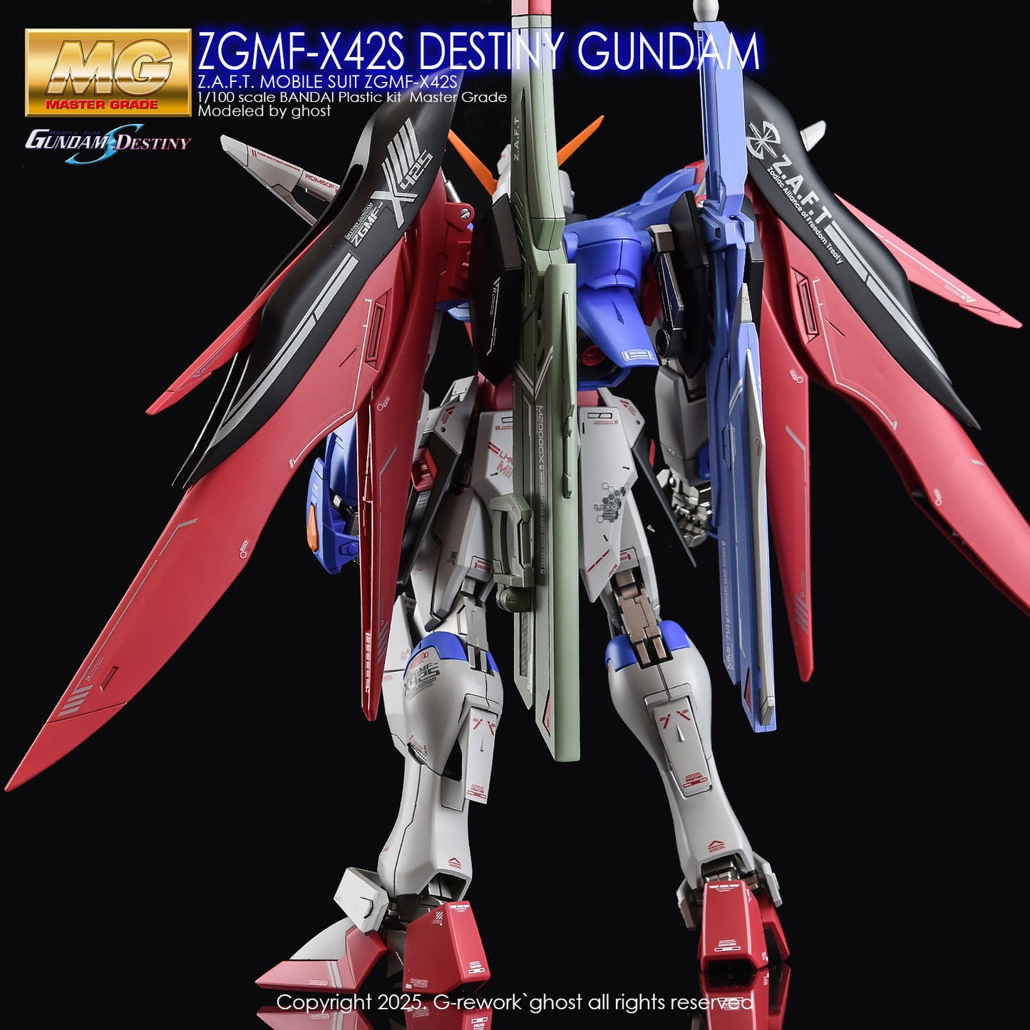 G-Rework [MG] SEED DESTINY GUNDAM (WATER DECAL ONLY)