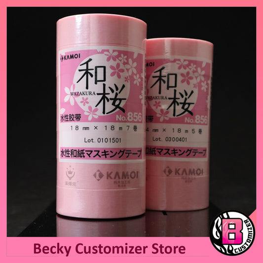 KAMOI Pink Masking Tape Wazakura (For Acrylic paint)