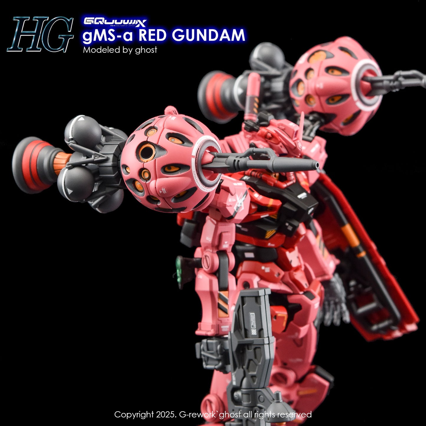 G-Rework [HG] GQX Red Gundam (water slide decal)