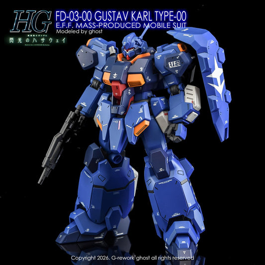 G-Rework [HG] GUSTAV KARL TYPE-00 (WATER SLIDE DECAL ONLY)