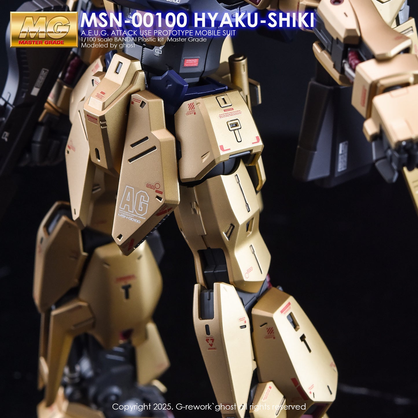 G-Rework [MG] HYAKU-SHIKI Ver.2.0 (Water slide decal ONLY)