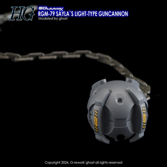 G-Rework [HG] GQuuuuuux SAYLA LIGH-TYPE GUNCANNON (water slide decal only)