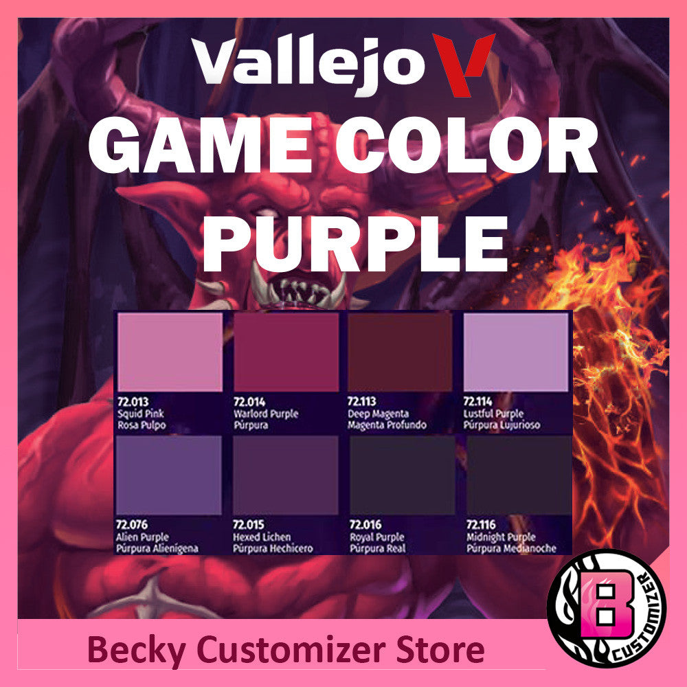 Vallejo Game Color 03 (Pink & Purple)