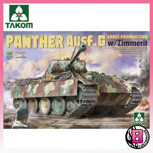 Takom 1/35 Panther Ausf.G early production w/zimmerit (No. 2134)