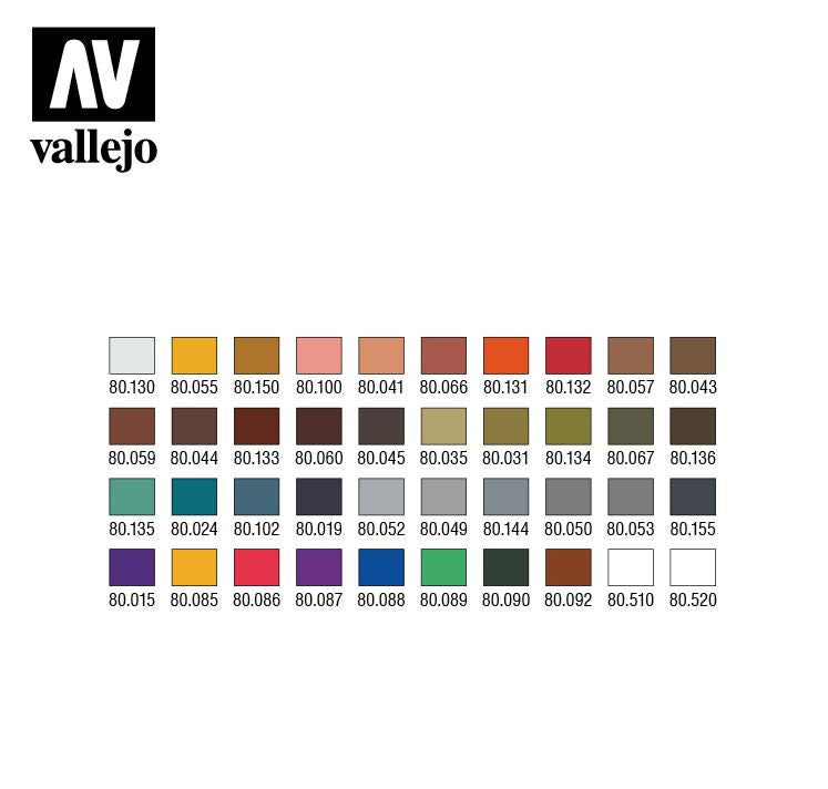 Vallejo Wizkidz Intermediate case 40 color (80261)