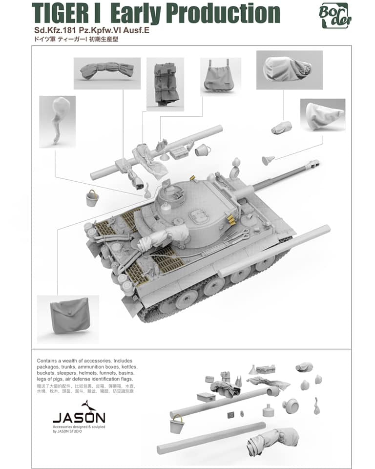 Border Model 1/35 scale Tiger I Early Production (BT-010)