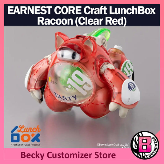 Earnestcore Craft LunchBox Red Racoon