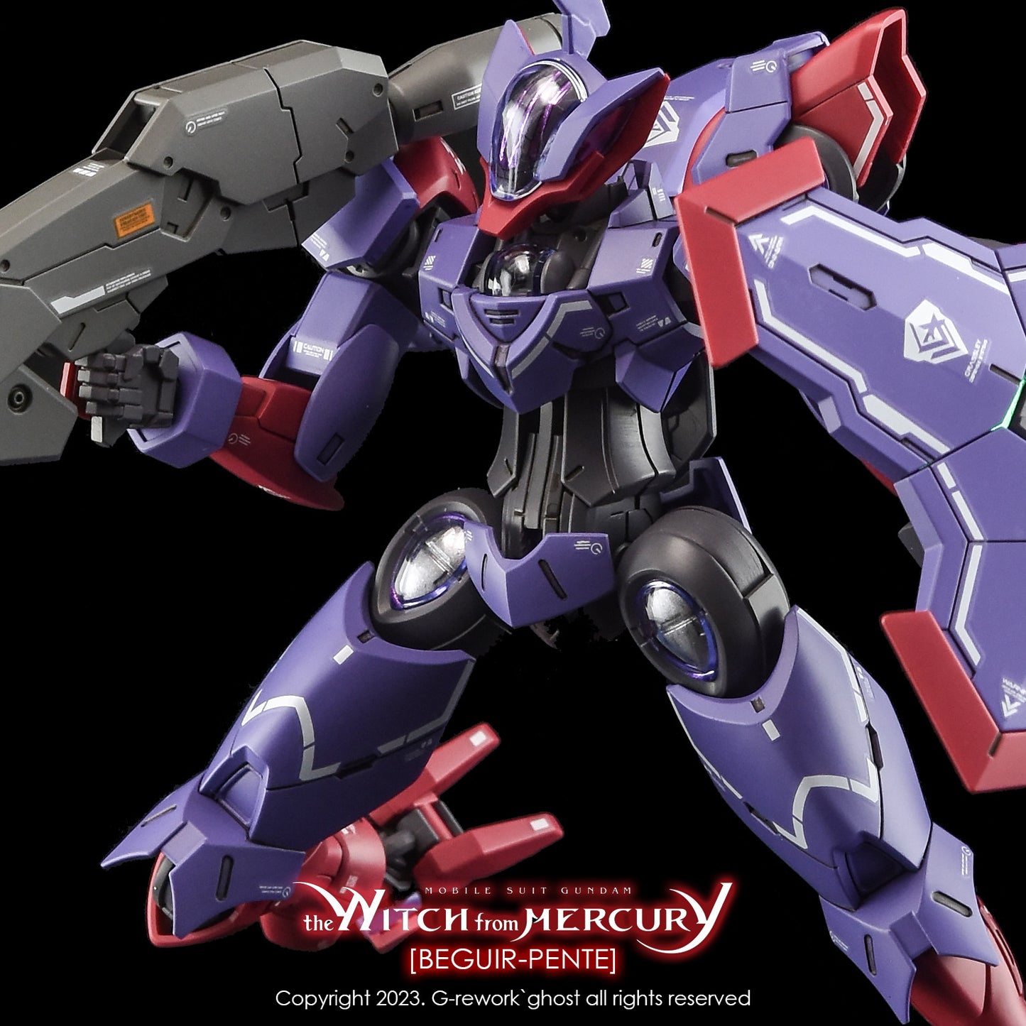 G-Rework (HG) BEGUIR-PENTE  [witch from mercury] water decal