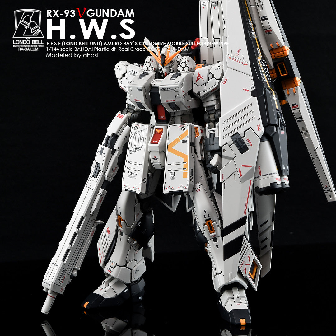 G-REWORK [RG] RX-93 Nu Gundam H.W.S (custom decal)