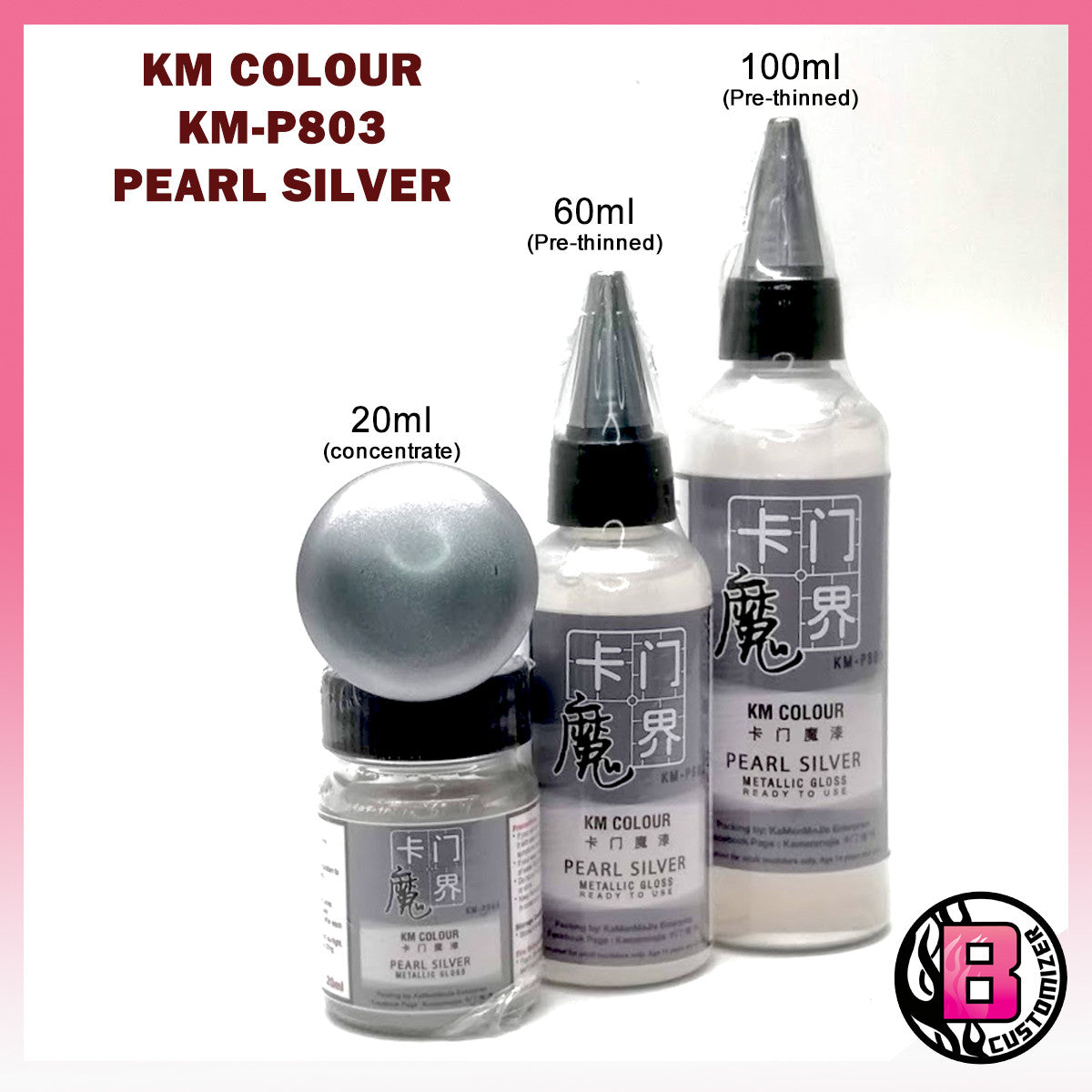 KM Colour Pearl Silver (KM-P803)