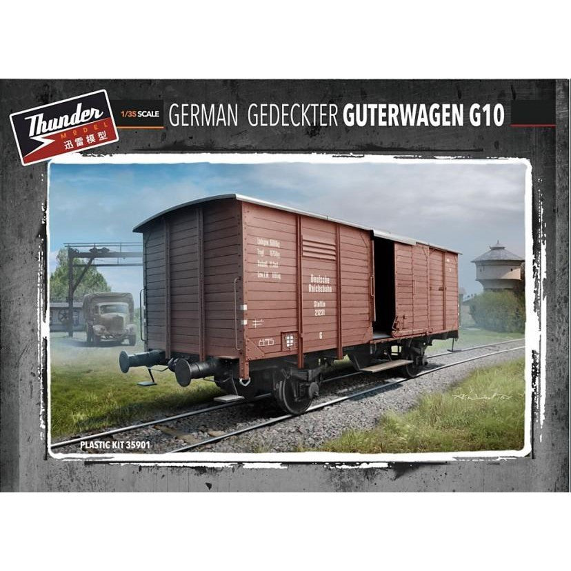 Thunder Models 1/35 German Gedeckter Guterwagen G10 (35901)
