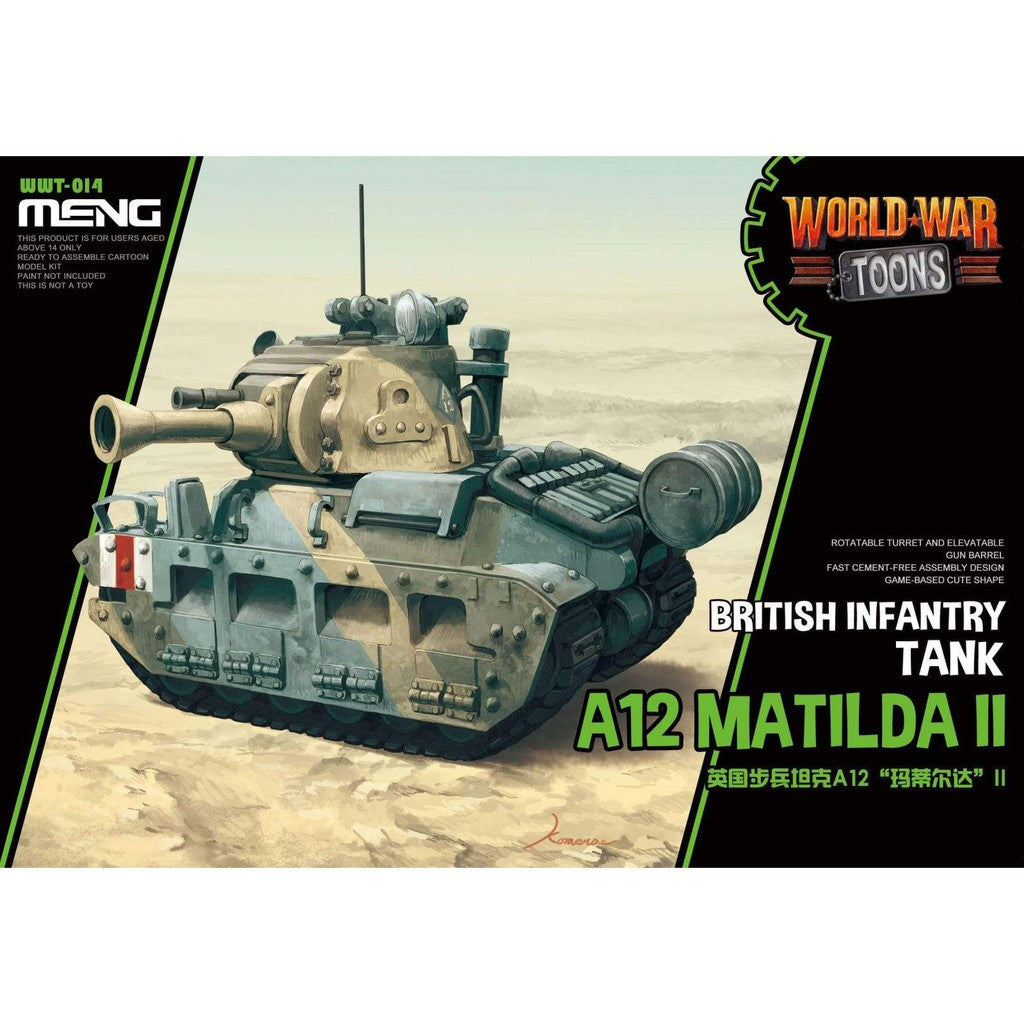 Meng WWT-014: A12 Matilda II (British Infantry tank)