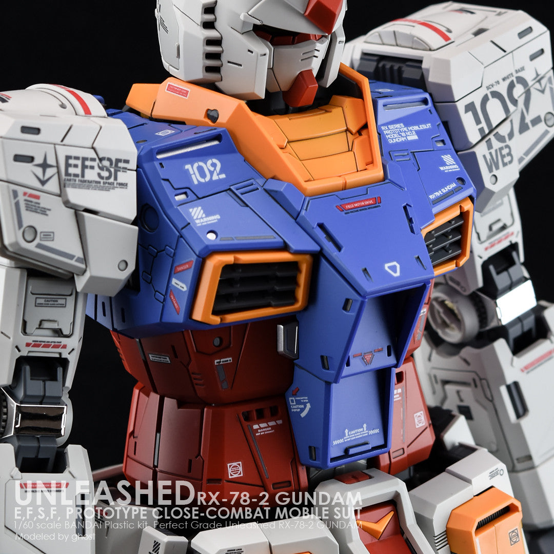 Delpi Water Decal For Pg Unleashed Rx-78-2 - Us 10 Delpi Water