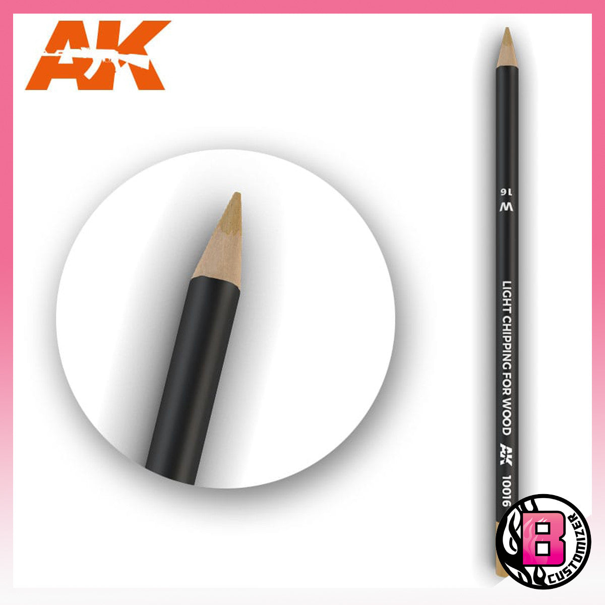 AK10016 Light Chipping for Wood (weathering pencil)