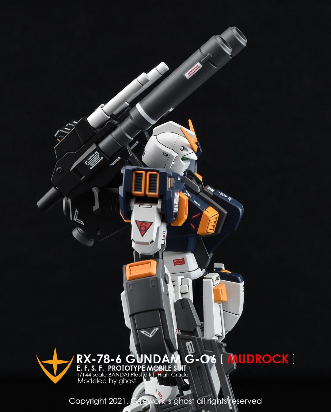 G-Rework [HG] RX-78-06 Mudrock (custom water decal)