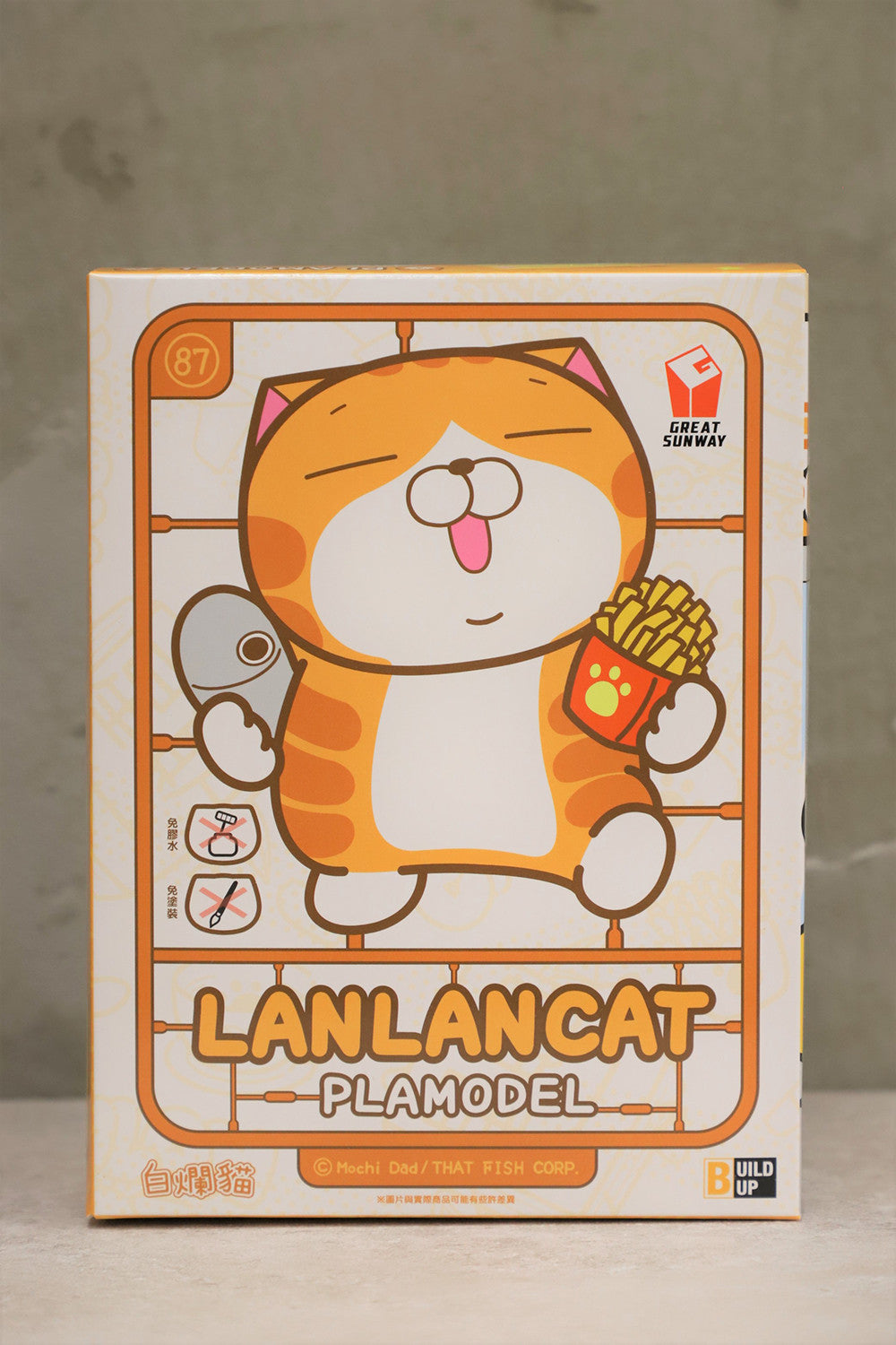 LanLan Cat Plamodel licensed product by Great Sunway
