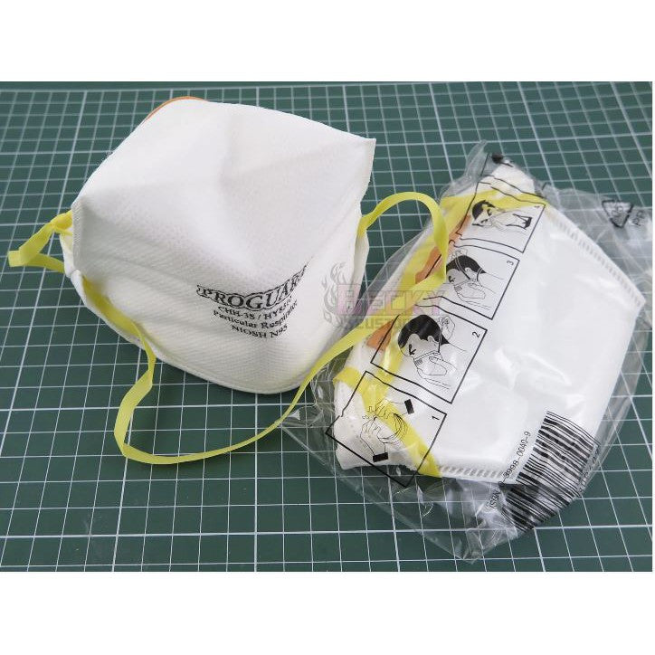 Proguard N95 Horizontal flat-fold particulate respirator / face mask (4pcs)