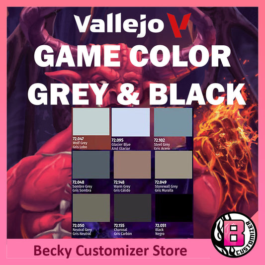 Vallejo Game Color 08 (Grey & Black)