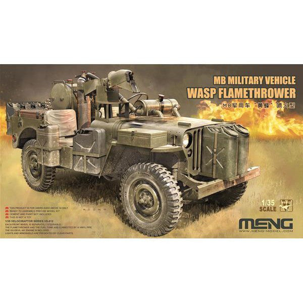 Meng 1/35 WASP Flamethrower Jeep
