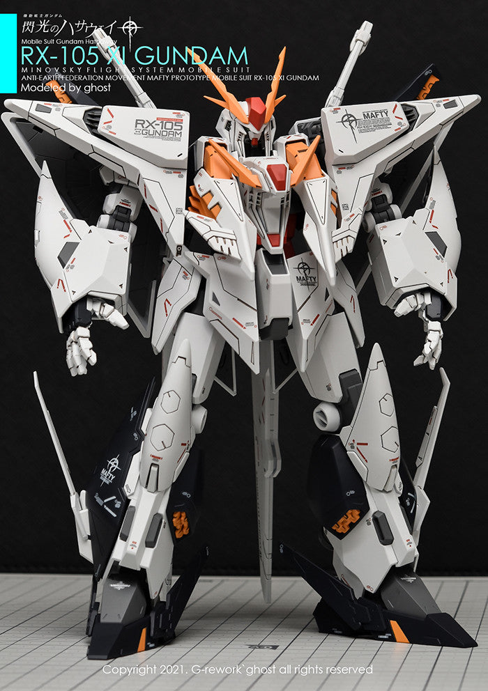 G-Rework [HG] RX-105 Ξ Gundam / XI Gundam custom water decal