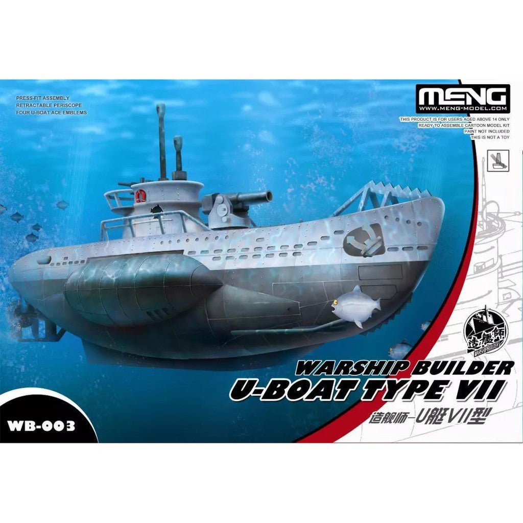 Meng Warship Builder WB-003: Uboat Type VII