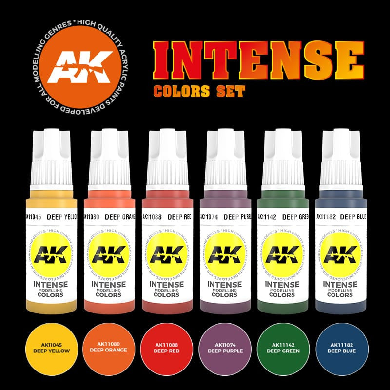 AK11612 Intense Color Set (3rd Generation Acrylic)