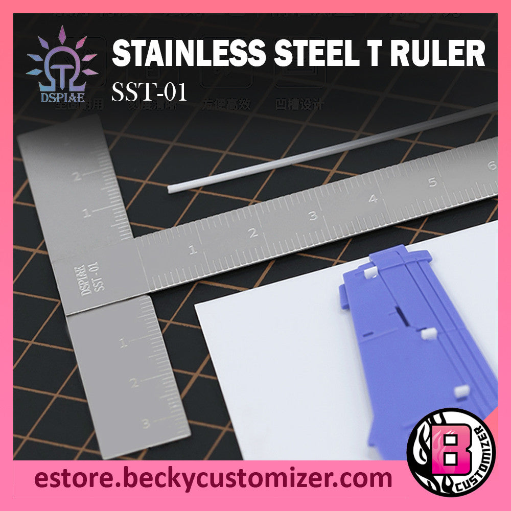 DSPIAE Stainless Steel T Ruler (SST-01) – Becky Customizer Store