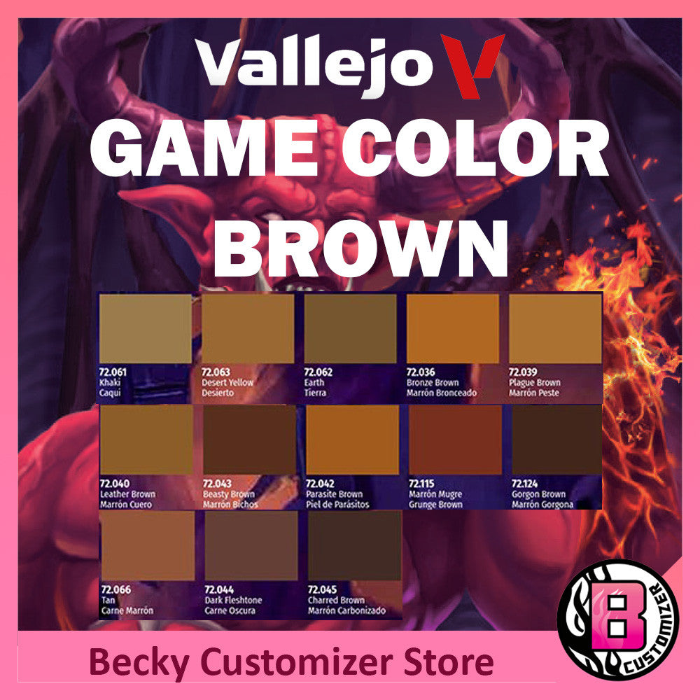 Vallejo Game Color 07 (Brown)